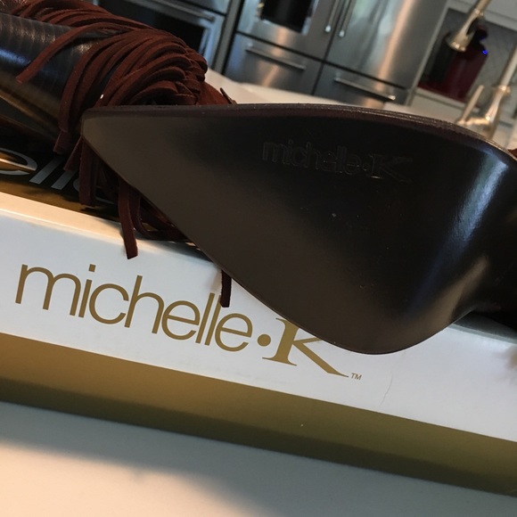 Women’s Brown Suede and Leather Boots - Picture 8 of 8